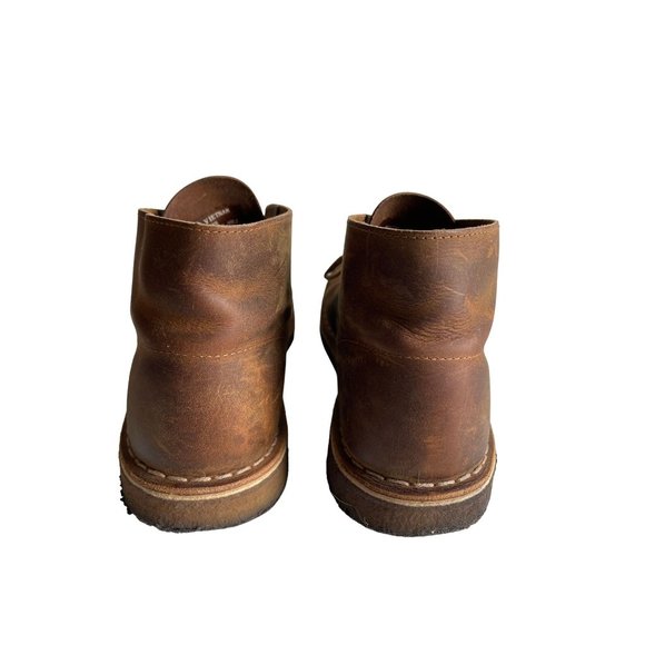 Clarks Men\'s Originals Desert Boots Brown Leather Lace Up Gumsole Size 9.5 main image 4